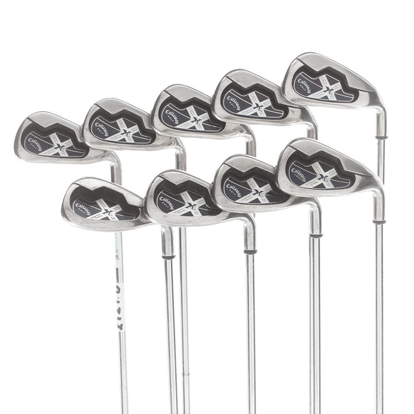 Callaway X18 Steel Mens Right Hand Irons 3-SW Uniflex - Callaway
