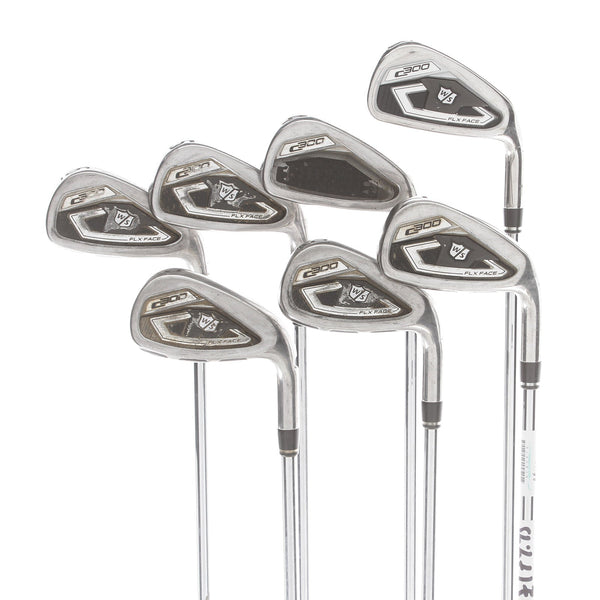 Wilson C300 Steel Mens Right Hand Irons 3-PW Regular - KBS Tour 90