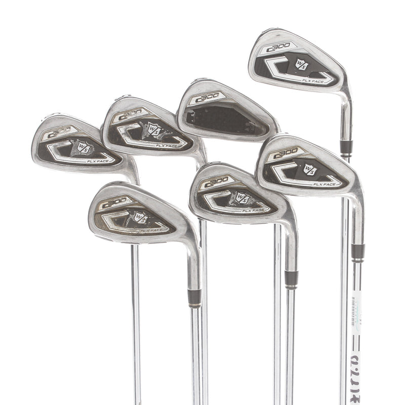 Wilson C300 Steel Mens Right Hand Irons 3-PW Regular - KBS Tour 90