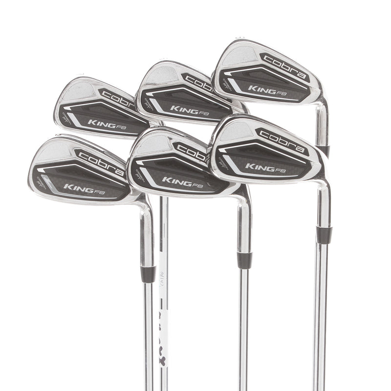 Cobra F8 Steel Mens Right Hand Irons 5-PW Regular - XP90