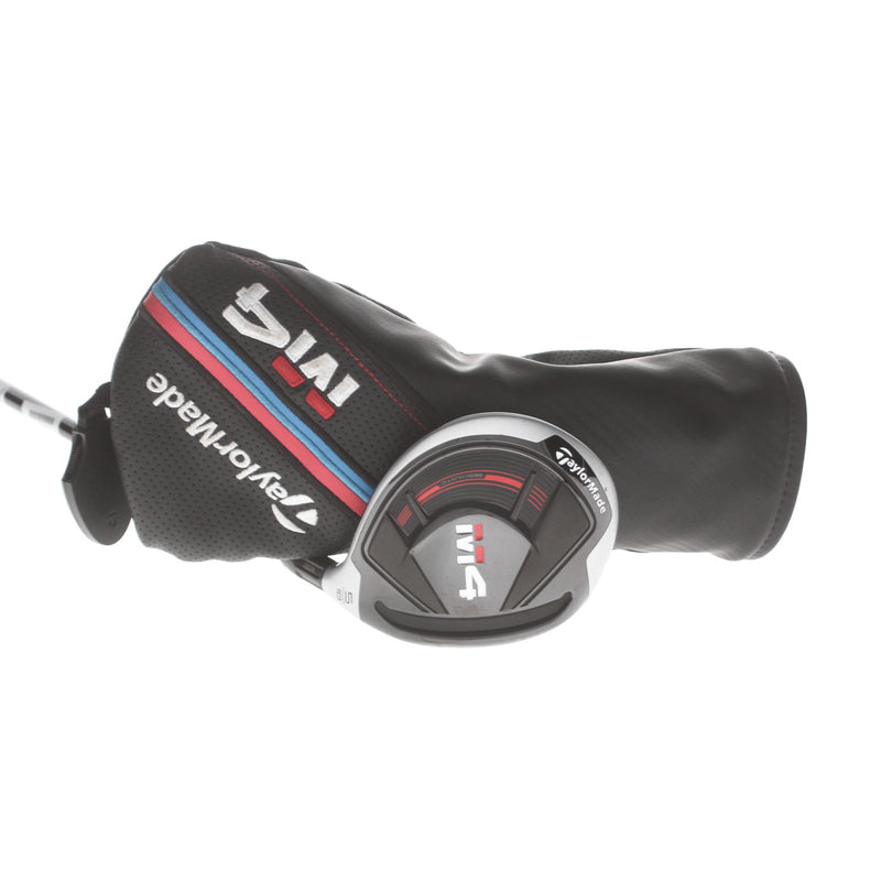 TaylorMade M4 Graphite Mens Right Hand Fairway 5 Wood Gold Dot 18* Stiff - Fujikura Atmos 6S