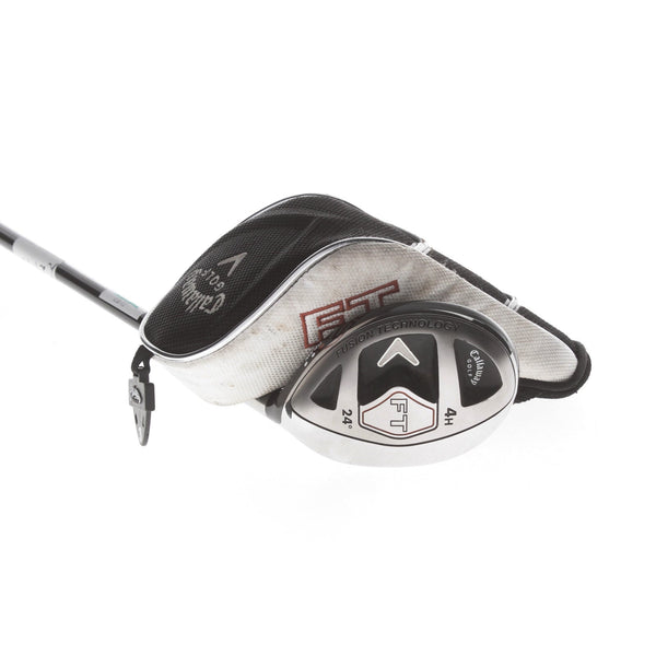 Callaway FT Graphite Mens Right Hand 4 Hybrid 22* Regular - Fujikura M Fit-On