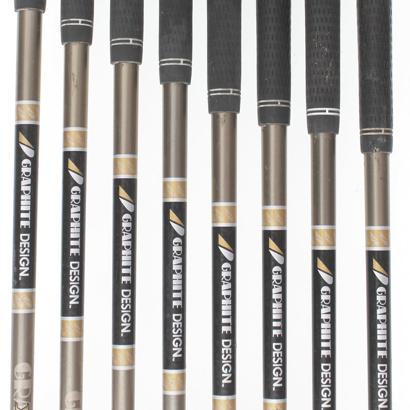 Cobra S9 Graphite Mens Right Hand Irons 5-SW+GW Senior - Graphite Design YS 55g