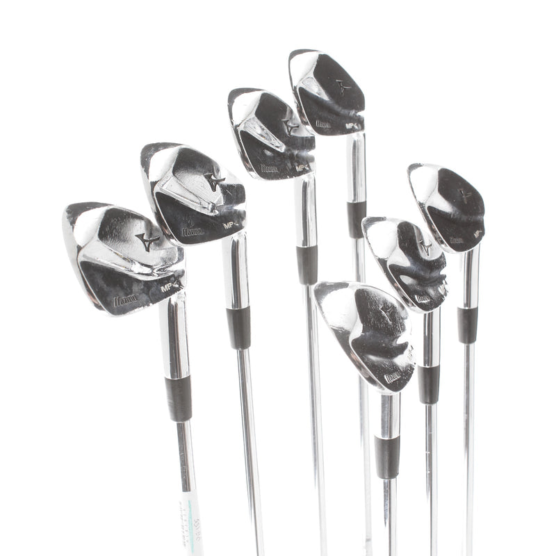Mizuno MP-4 Steel Mens Right Hand Irons 4-PW Stiff - Dynamic Gold S300