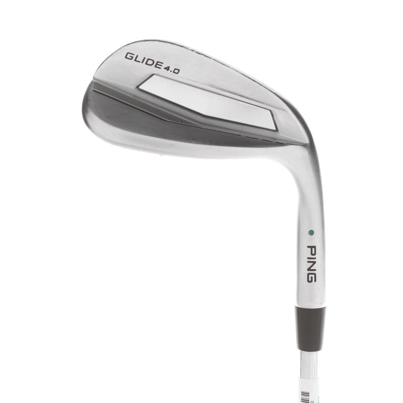 Ping Glide 4.0 Steel Mens Right Hand Gap Wedge Green Dot 52* 2* Upright 12 Bounce S Grind Wedge - Ping Z-Z115