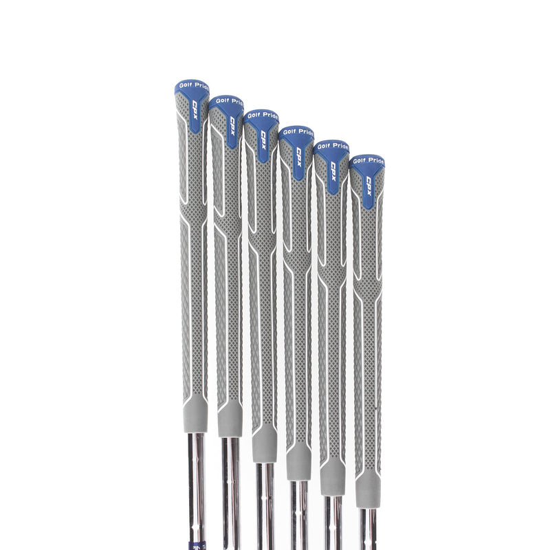 Ping i210 Steel Mens Right Hand Irons 5-PW Green Dot 2* Upright Stiff - Ping AWT 2.0