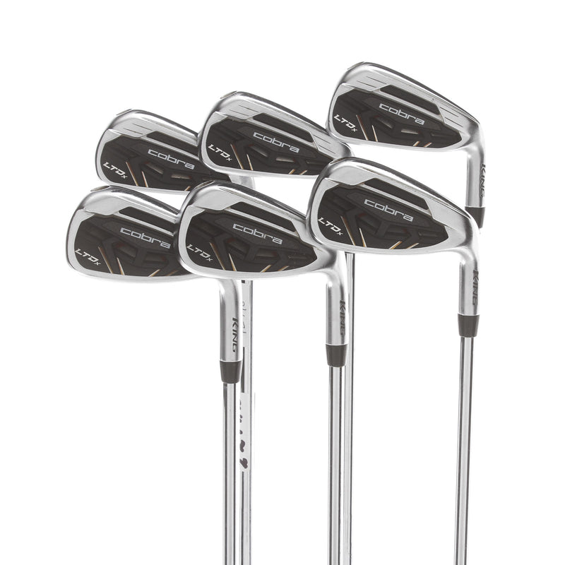 Cobra LTDx Steel Mens Right Hand Irons 5-PW Stiff - KBS Tour 90