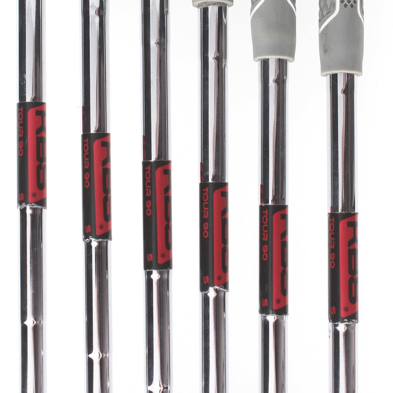Cobra LTDx Steel Mens Right Hand Irons 5-PW Stiff - KBS Tour 90