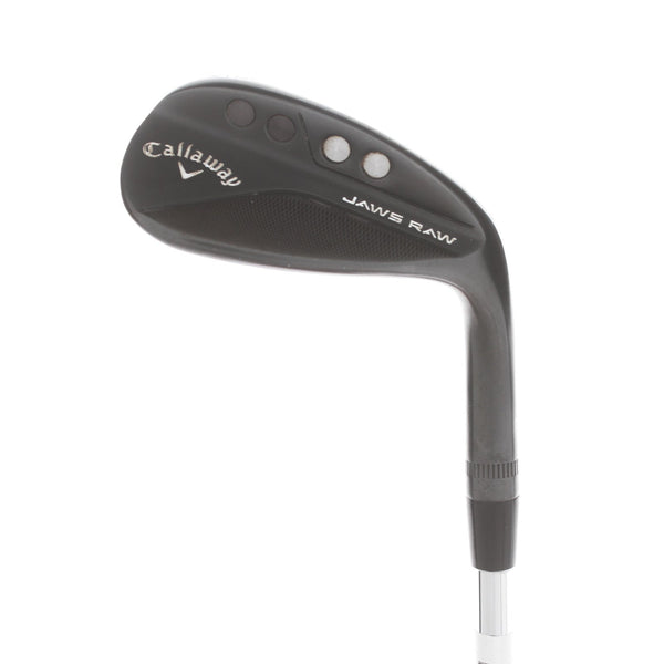 Callaway Jaws Raw Steel Mens Right Hand Lob Wedge 58* 12 Bounce W Grind Wedge - Dynamic Gold Spinner 115 Tour Issue