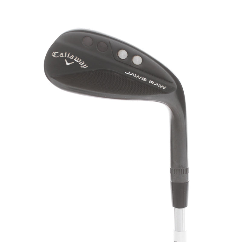 Callaway Jaws Raw Steel Mens Right Hand Lob Wedge 58* 12 Bounce W Grind Wedge - Dynamic Gold Spinner 115 Tour Issue