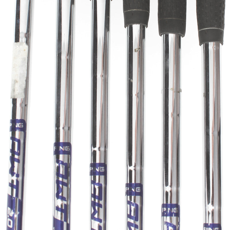 Ping G Series Steel Mens Right Hand Irons 5-PW Yellow Dot 1.5* Upright Stiff - Ping AWT 2.0