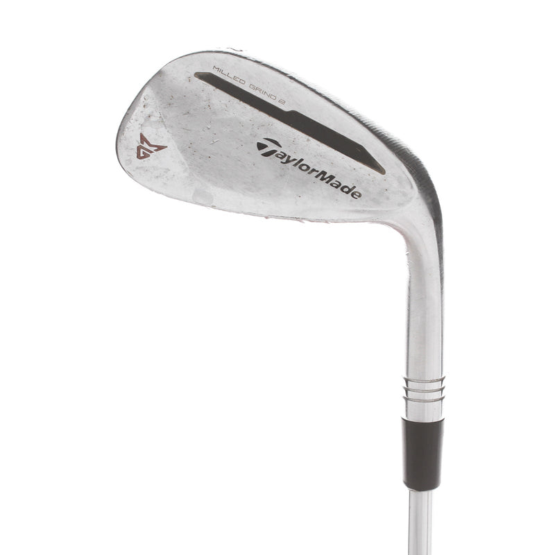 TaylorMade Milled Grind 2 Steel Mens Right Hand Gap Wedge 52* 9 Bounce SB Grind Extra Stiff - Dynamic Gold S200