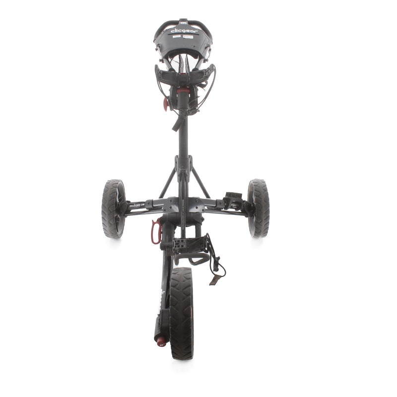Clicgear 3.5 + 3-Wheel Push/Pull Trolley - Black/Red
