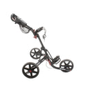 Clicgear 3.5 + 3-Wheel Push/Pull Trolley - Black/Red