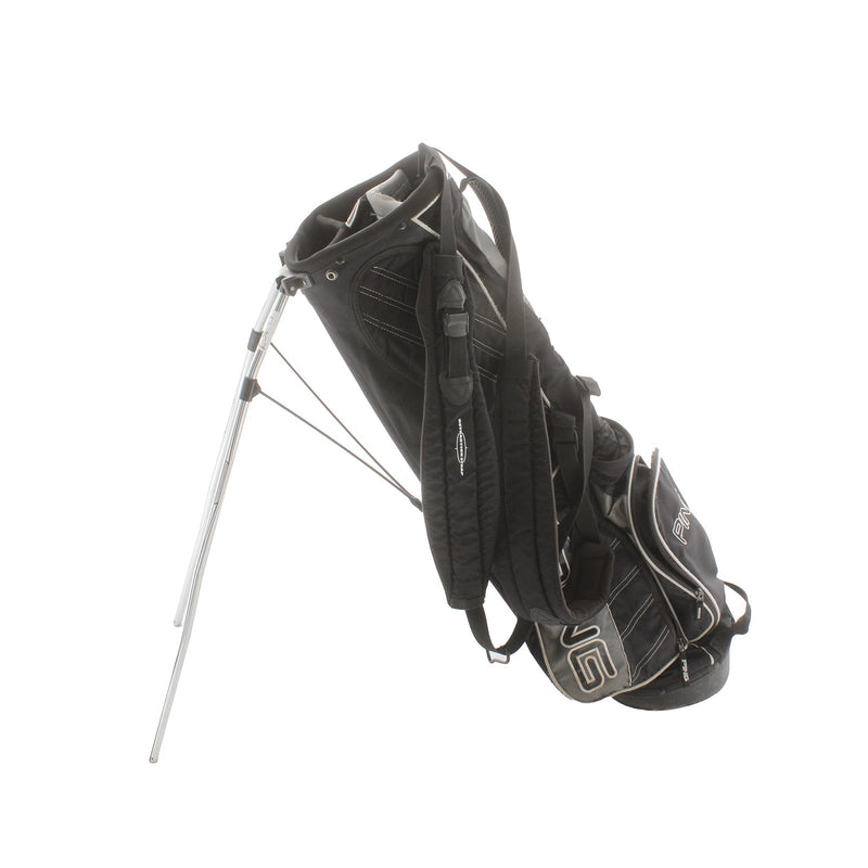 Ping 4 Under Stand Bag - Black/White