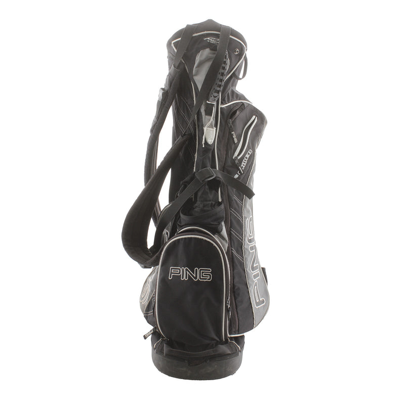 Ping 4 Under Stand Bag - Black/White