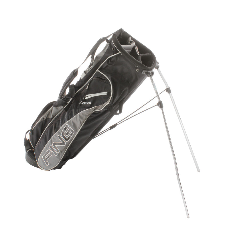 Ping 4 Under Stand Bag - Black/White