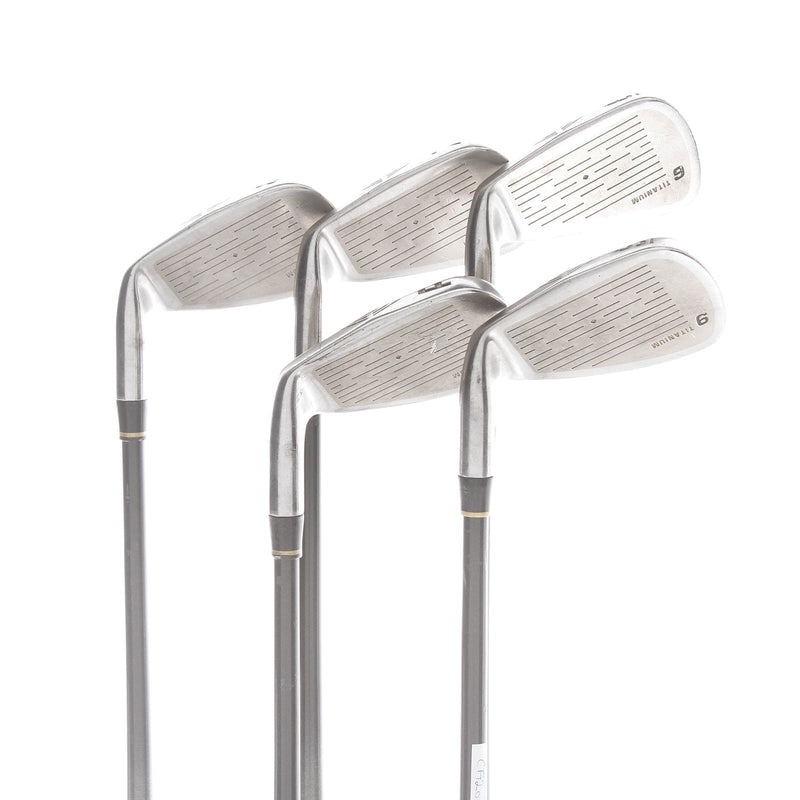 Top Flite Tour Ti Graphite Mens Right Hand Irons 6-PW Regular - Top Flite Muscle R-80