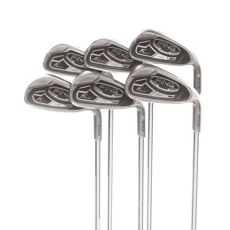 Ping K15 Steel Mens Right Hand Irons 5-PW +0.5" 3* Upright Regular - Ping CFS
