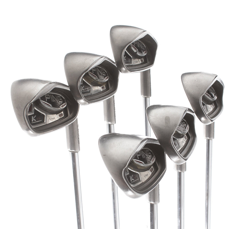Ping K15 Steel Mens Right Hand Irons 5-PW +0.5" 3* Upright Regular - Ping CFS