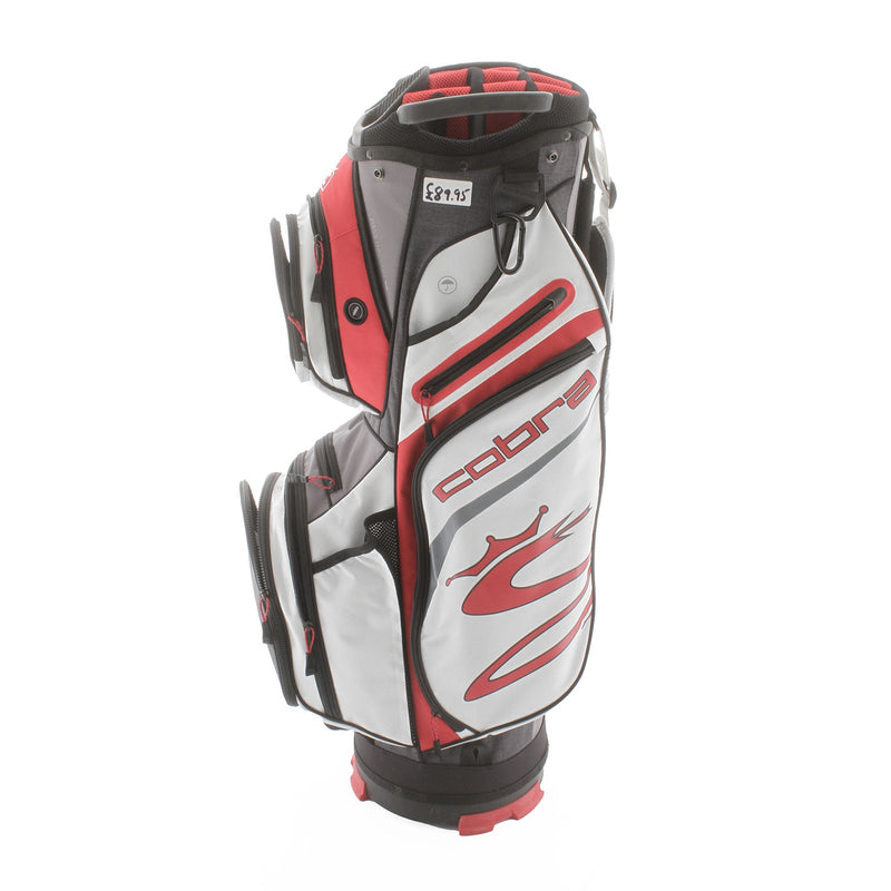Cobra Cart Bag - White/Red/Grey