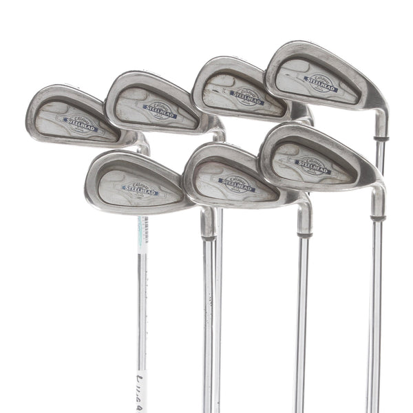 Callaway Steelhead X-14 Steel Mens Right Hand Irons 4-PW Regular - Callaway