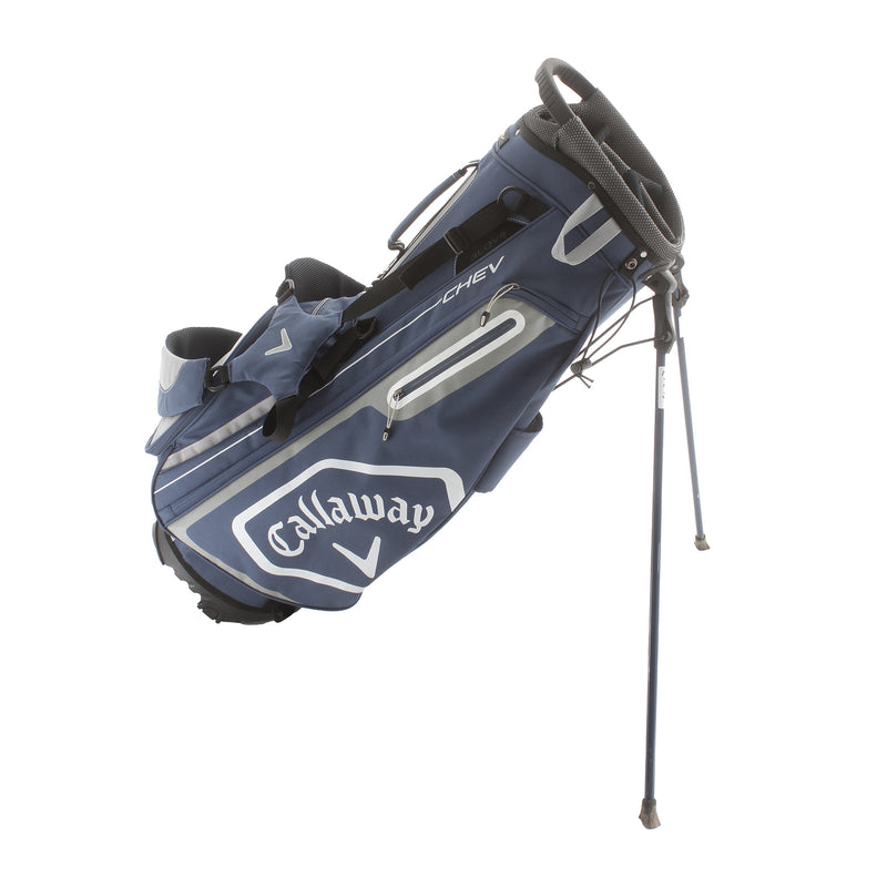 Callaway Chev Stand Bag - Blue/White/Grey