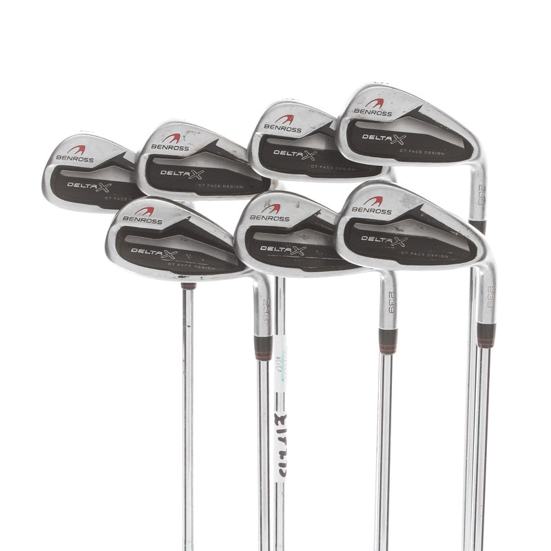 Benross Delta X Steel Mens Right Hand Irons 5-SW Regular - KBS Tour 90