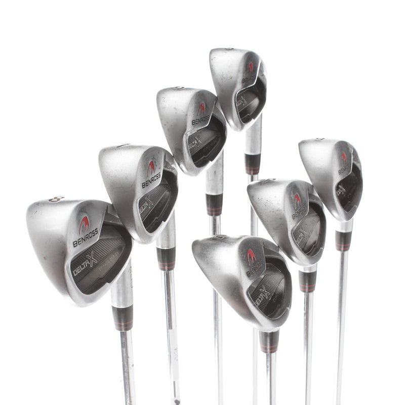 Benross Delta X Steel Mens Right Hand Irons 5-SW Regular - KBS Tour 90