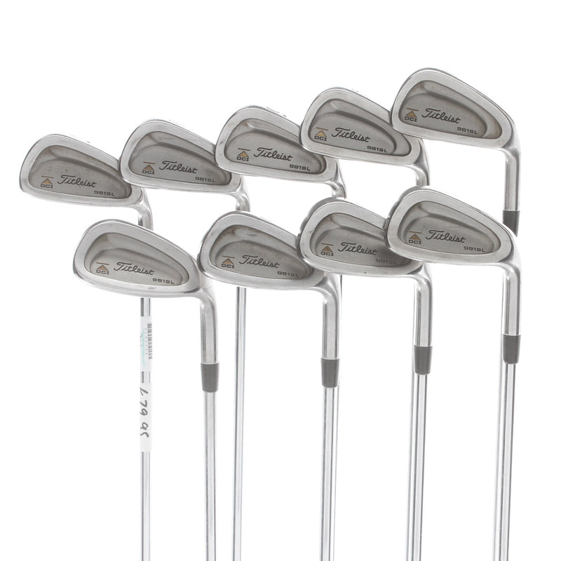 Titleist DCI 981SL Steel Mens Right Hand Irons 3-SW Regular - True Temper Release