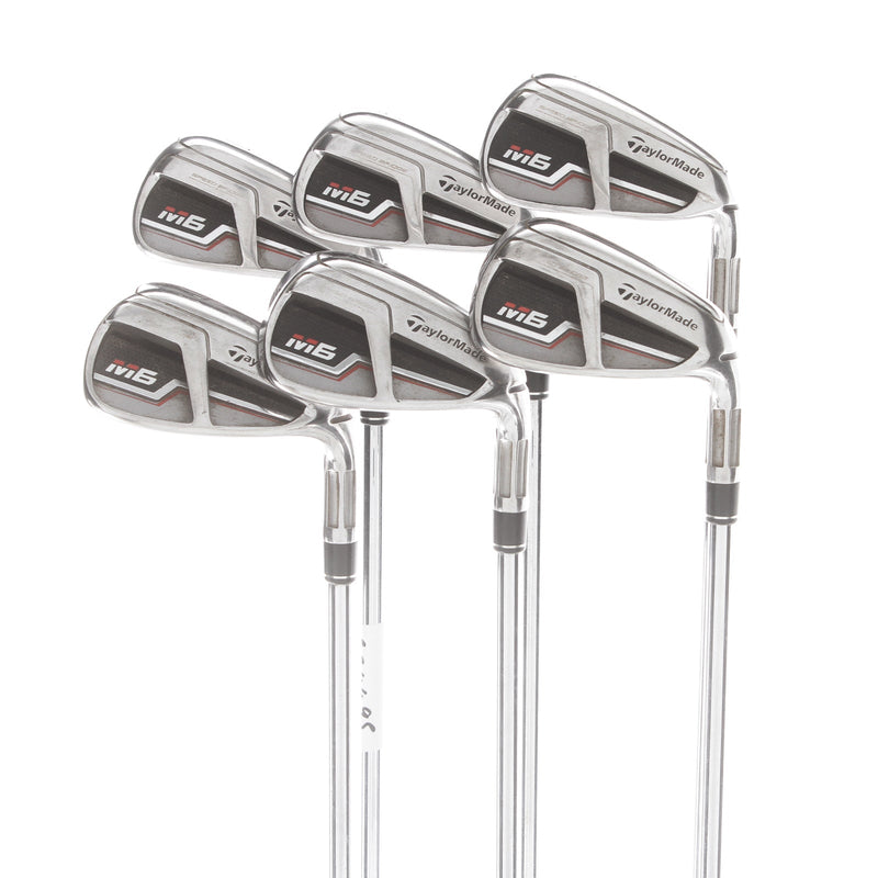 TaylorMade M6 Steel Mens Right Hand Irons 5-PW Regular - KBS Max 85