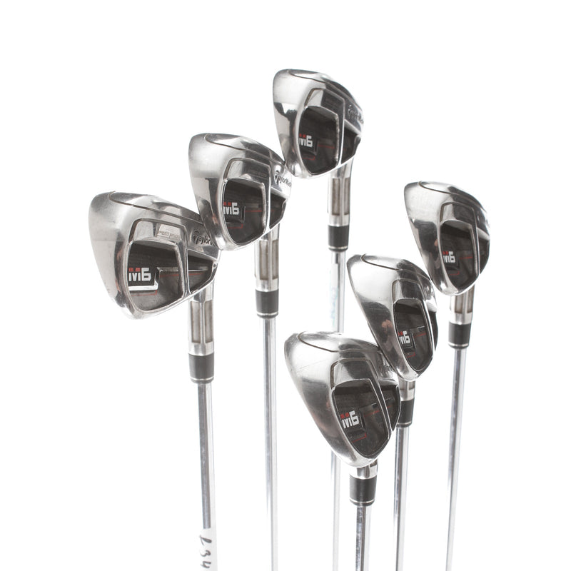 TaylorMade M6 Steel Mens Right Hand Irons 5-PW Regular - KBS Max 85