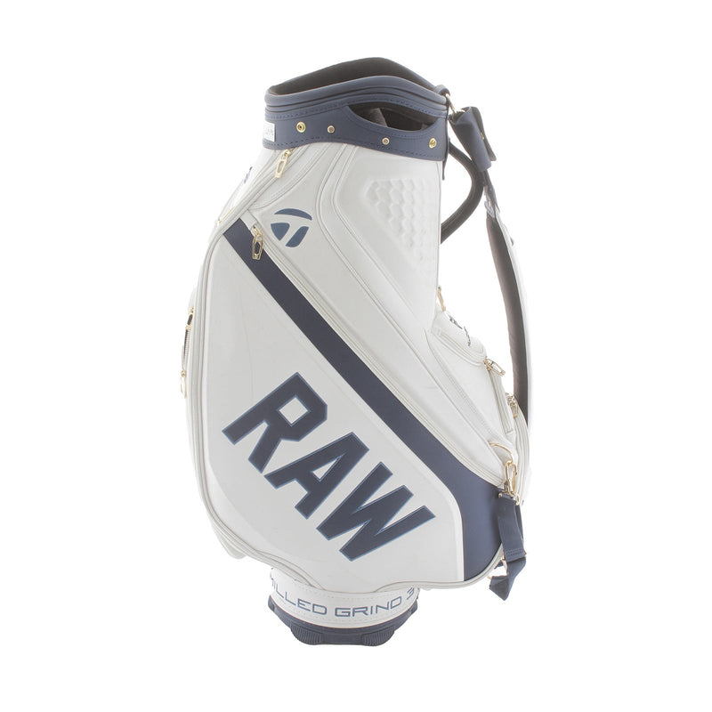 TaylorMade Milled Grind 3 Raw Tour Bag - White/Blue