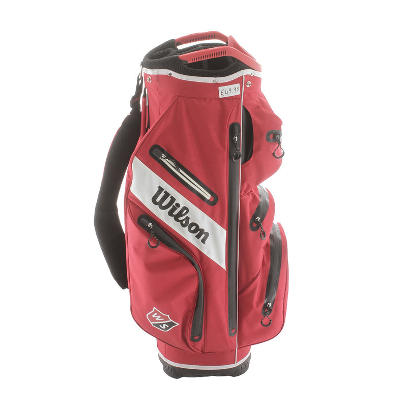 Wilson Staff Cart Bag - Red/White