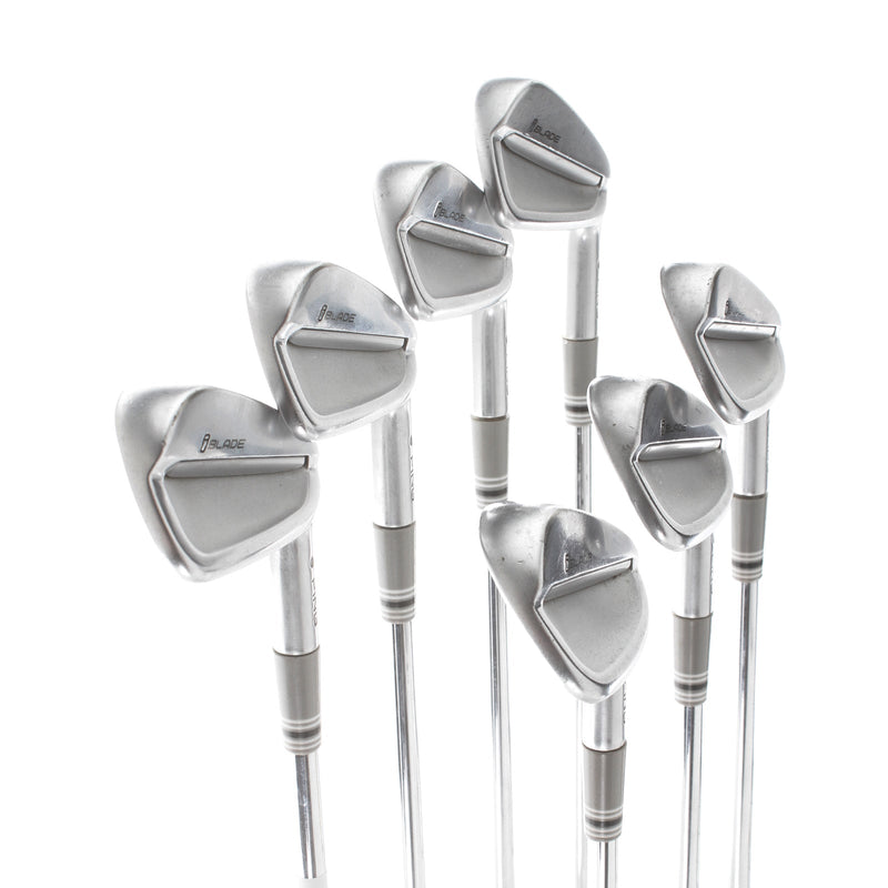 Ping iBlade Steel Mens Right Hand Irons 4-PW Black Dot Stiff - Project X Rifle 6.0