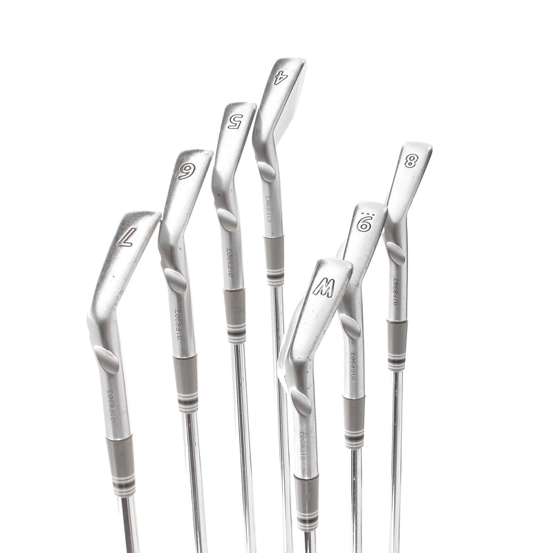 Ping iBlade Steel Mens Right Hand Irons 4-PW Black Dot Stiff - Project X Rifle 6.0