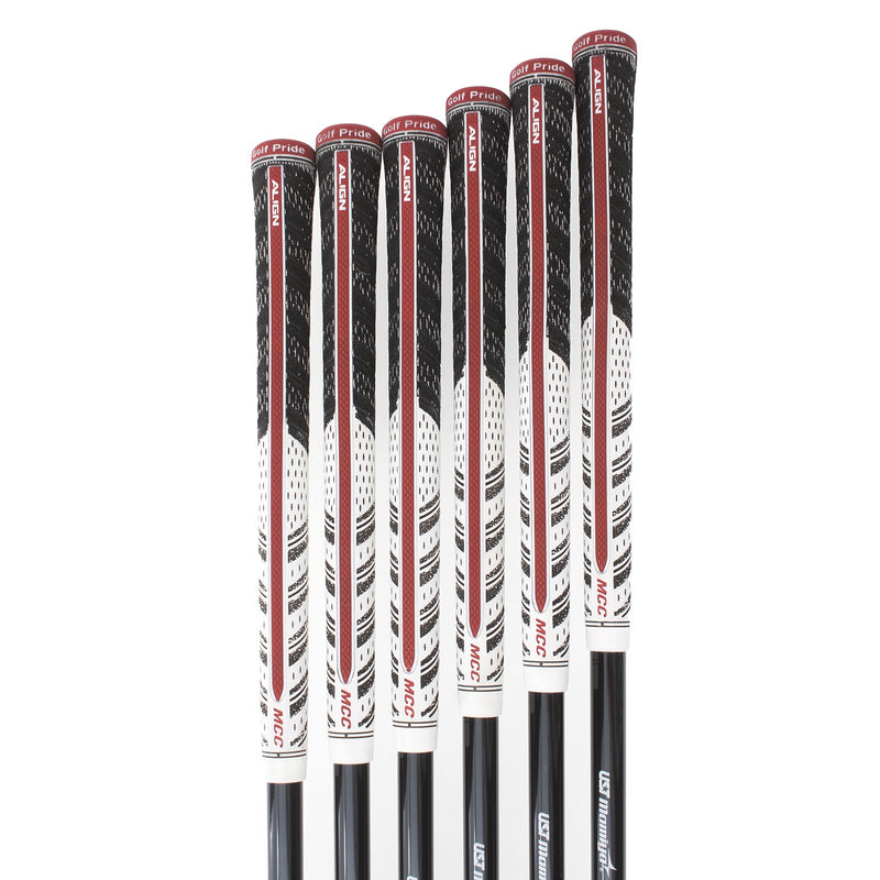 Callaway Apex Ai200 Graphite Mens Left Hand Irons 6-AW Regular - Recoil Dart HX 70