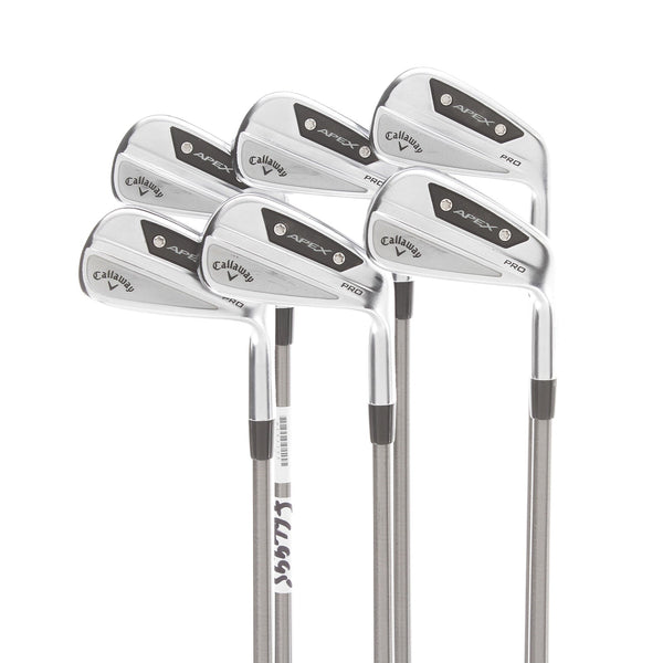 Callaway Apex Pro 24 Graphite Mens Right Hand Irons 5-PW Stiff - Steelfiber i95