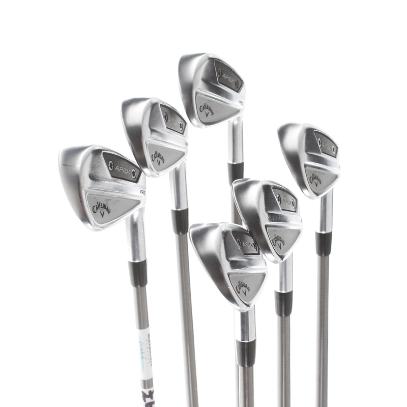 Callaway Apex Pro 24 Graphite Mens Right Hand Irons 5-PW Stiff - Steelfiber i95