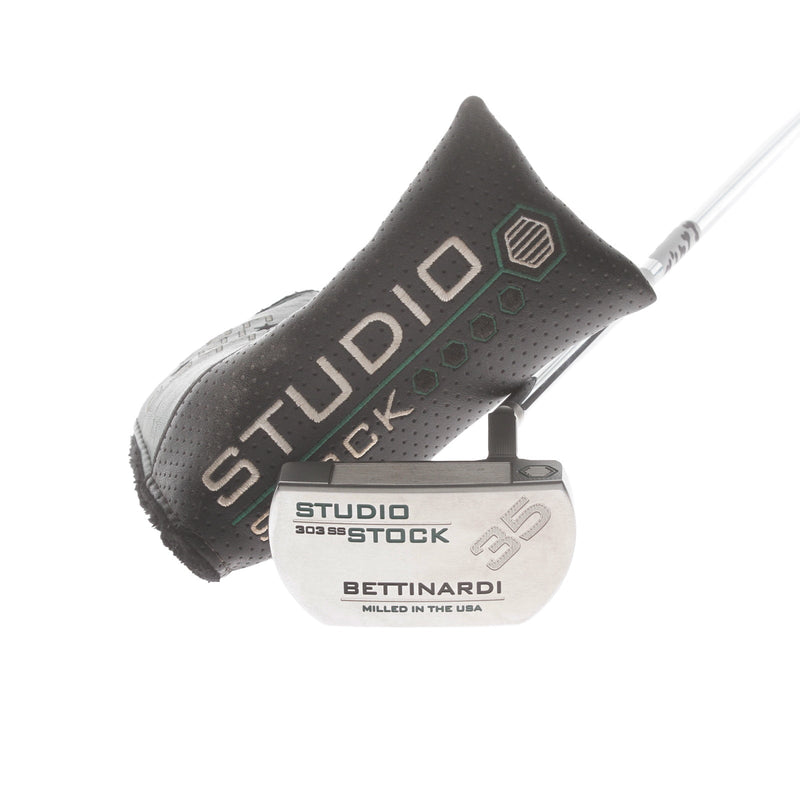 Bettinardi Studio Stock 35 Mens Right Hand Putter 34" Mallet - Lamkin Sink Fit