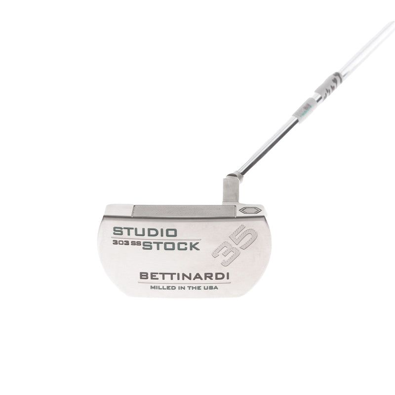Bettinardi Studio Stock 35 Mens Right Hand Putter 34" Mallet - Lamkin Sink Fit