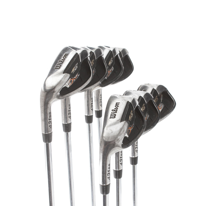 Wilson Staff X-31 Steel Mens Left Hand Irons 5-SW Regular - Tue Temper
