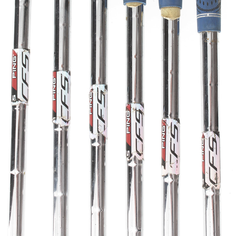 Ping G20 Steel Mens Right Hand Irons 5-PW Blue Dot 1.5* Upright Stiff - Ping CFS