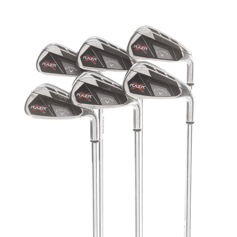 Callaway Razr X Steel Mens Right Hand Irons 5-PW Uniflex - Callaway