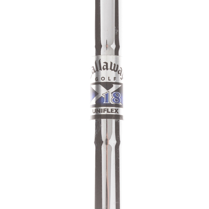 Callaway X-18 Steel Mens Right Hand Irons 5-PW Uniflex - Callaway X-18