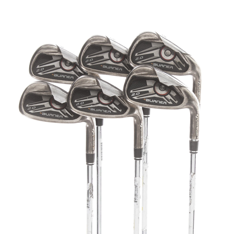 TaylorMade Burner 2.0 Steel Mens Right Hand Irons 5-PW Regular - Dynamic Gold R300