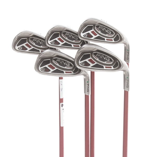 Ping G15 Graphite Mens Right Hand Irons 5-9 2* Upright Regular - Ping TFC 149 I