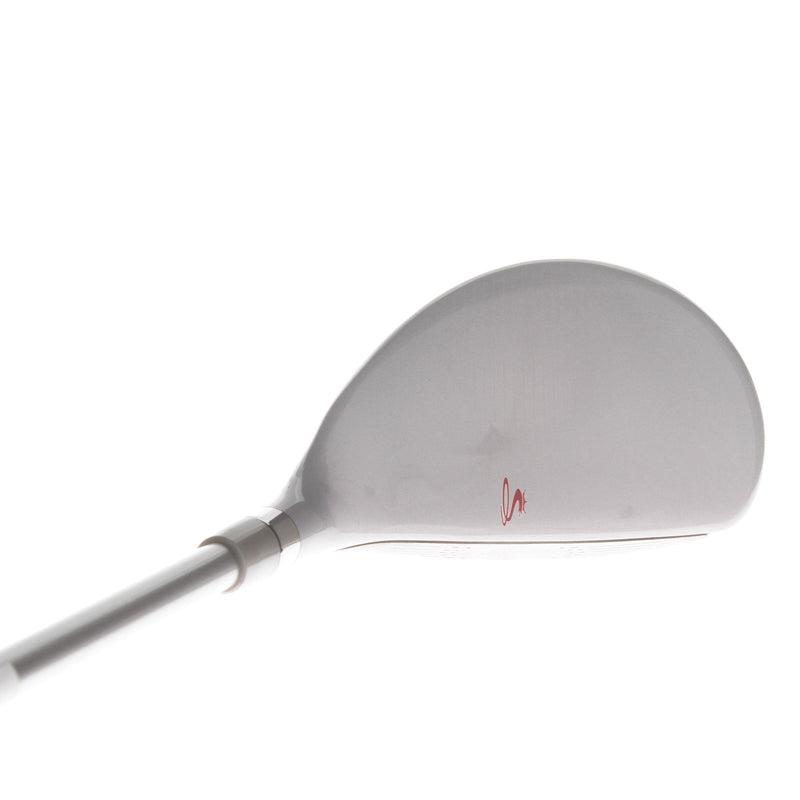 Cobra Max Offset Graphite Ladies Left Hand 4 Hybrid 23* Ladies - Matrix White Tie X4