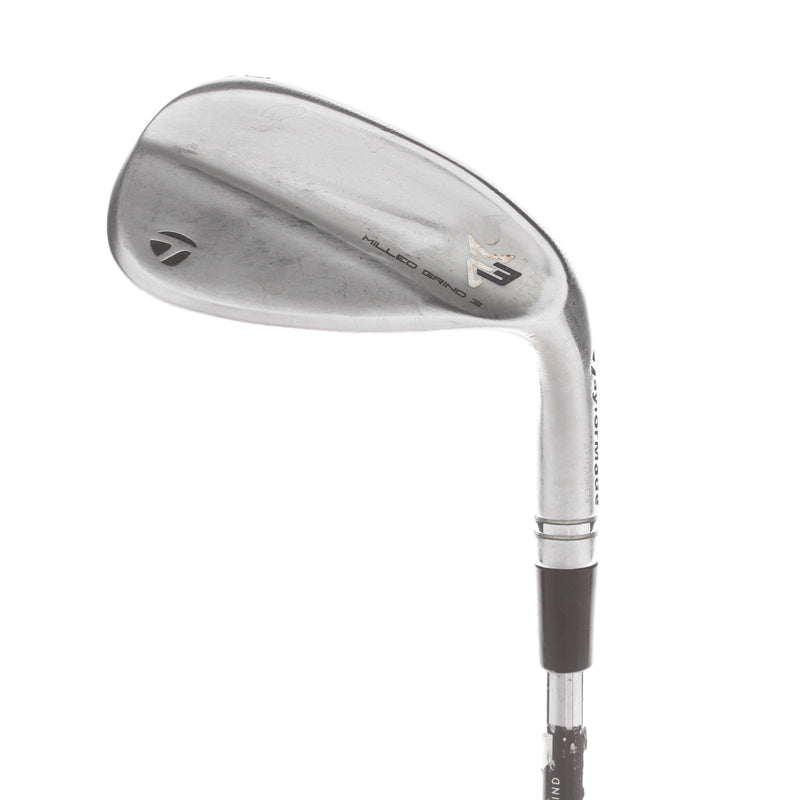 TaylorMade Milled Grind 3 Steel Mens Right Hand Gap Wedge 50* 9 Bounce SB Grind Stiff - Dynamic Gold S200 Tour Issue