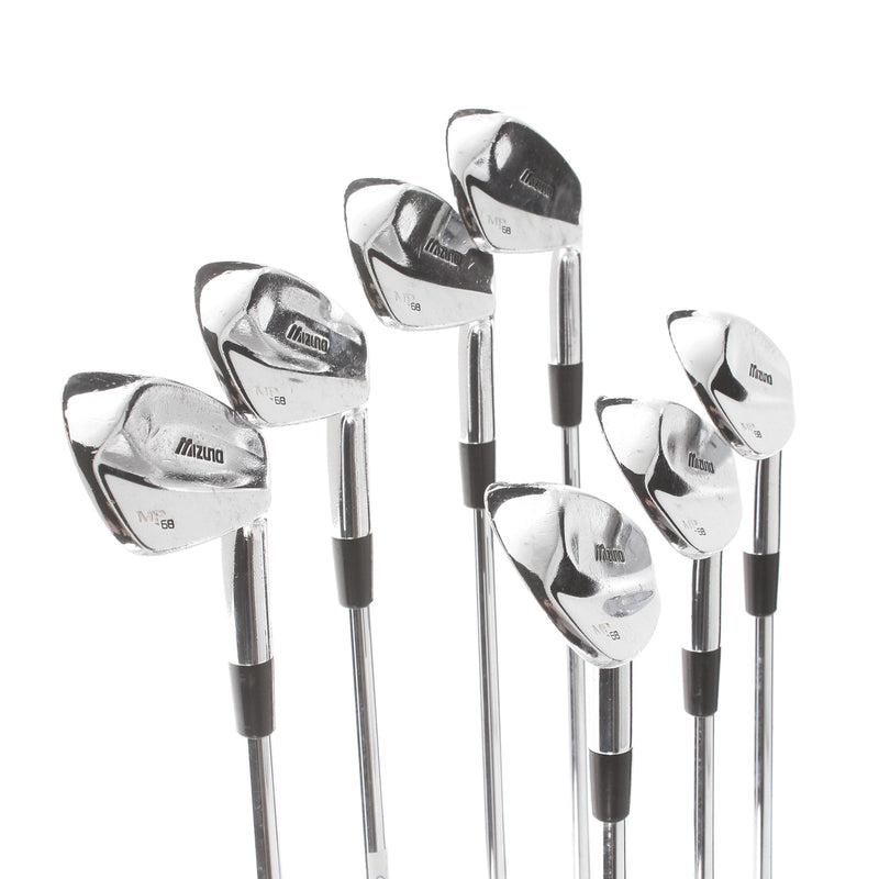 Mizuno MP-68 Steel Mens Right Hand Irons 4-PW Stiff - Dynamic Gold S300